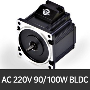 BLDC모터 90각 AC220V 90/100W 저소음 고출력 기어드모터 Bushless DC Moto B91A-30J4, B91A-30J4 (3000pm 100W), 1개