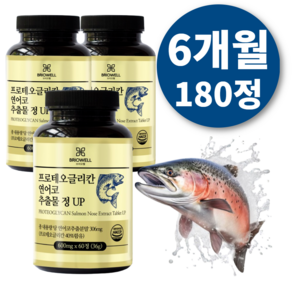 [브리오웰] 프로테오글리칸 연어코 연골 추출물 600mg 식약처인증 HACCP