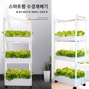 가정용 수경재배기 야채 재배기 스마트팜 LED 3단