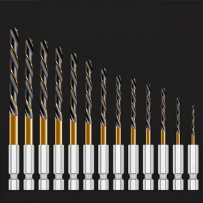망고테크 코발트 스텐기리 1.5MM-6.5MM 15P 세트 스덴 드릴비트 철 철판 금속 목재, 1개