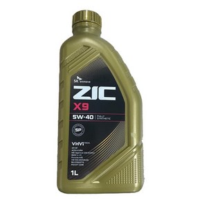 ZIC X9 5W40 1L 가솔린 엔진오일