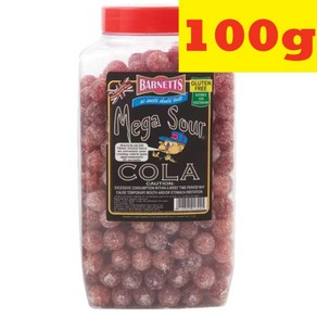 100g 바넷츠 메가 사워 콜라 세상에서 가장신사탕 Barnetts Mega Sour cola