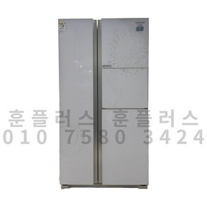 중고 삼성 양문 냉장고 화이트 홈바형 727L, 1