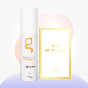 그래핀 소리소 멀티 에센스 100ml 1개+ PDRN 리프팅 겔 5매(1박스)/멀티케어 주름기능성, 100g, 1개