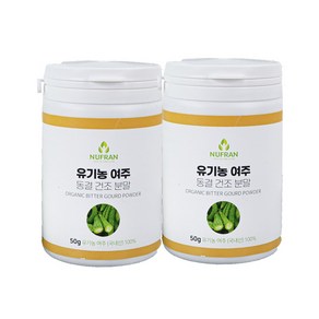 뉴프랜 유기농 여주 동결건조 분말, 2개, 50g