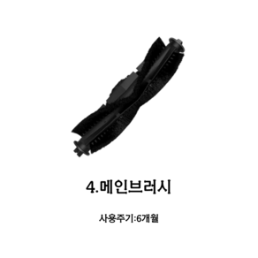 딸키우는아빠 에브리봇Q3 Q3PLUS 소모품 리필, 1개, 메인브러시