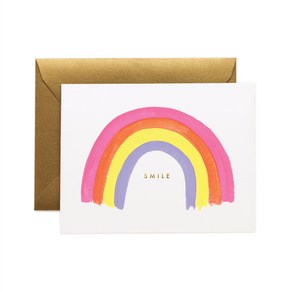 라이플페이퍼 Smile Rainbow Cad 응원 카드, 단품