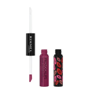 Rimmel London Povocalips 16h Kiss-Poof Lip Colo - Two-Step Liquid Lipstick to Lock in Colo and, 1개(1팩), 1개