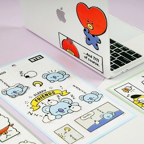 라인프렌즈 LINEFRIENDS BT21 멀티데코스티커, 코야