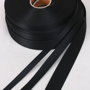 [펠트친구] 검정공단겹리본(2마), 15mm, 1개