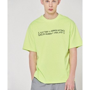 아임낫어휴먼비잉 반팔티셔츠 Basic Logo Tee - NEON