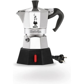 Bialetti 0007290 전기 모카포트 에스프레소 메이커 실버 2컵