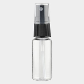 블랙캡 스프레이 투명 20ml 플라스틱 공병 소분병 화장품용기 여행, 1개