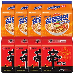 삼양라면 20개 + 농심신라면 20개, 40개