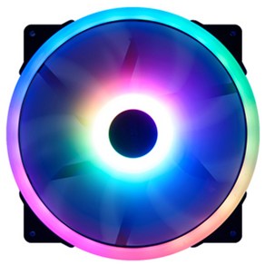 쿨러텍 SUPER LED RING-20025 AUTO CORE RGB-R C 시스템쿨러, 선택하세요, 1개