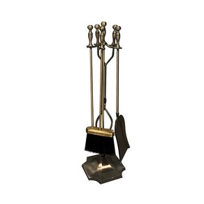 청소도구 T510(부지깽이세트) 벽난로소품 Fieplace Tool set 집게 재삽 후크 벽난로툴 shovel bush 벽난로악세사리 화목난로불쏘시개, 부지깽이세트T510