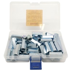 이노공구 전산볼트 연결너트 3/8인치 30mm 40pcs, 40개