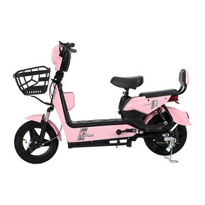 인치자전거 bicycle 24 26 전기 자전거 48V 납산 배터리 2 륜 전기 자전거, 05 pink, 03 20a 60km, 1개