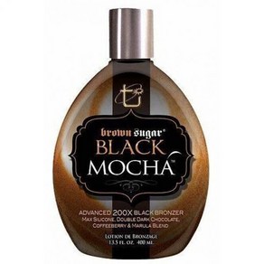 Bown Suga 블랙 MOCHA 200X 브론저 Max Silicone 태닝 로션 13.5 온스(1온스=약30g), 1개