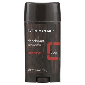 Evey Man Jack 데오드란트 시더우드 3.0 온즈(88 g), 88g, 1개