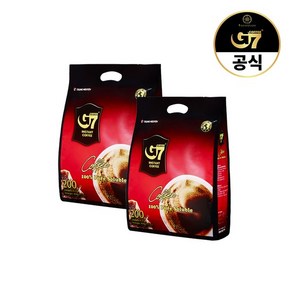 [제휴] G7 베트남 커피 퓨어블랙 200개입 X 2개, 2g, 400g