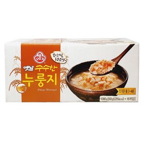 오뚜기 옛날 구수한 누룽지 60g x 18개 국산 누룽지탕