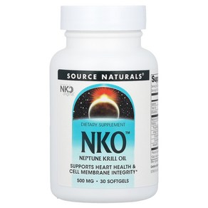 소스내츄럴스 NKO 넵튠 크릴 오일 500mg 30정, 1개