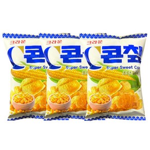 크라운콘칲 [2개묶음] 3개 크라운C콘칲초당옥수수맛 NWF25492, 1개, 70g