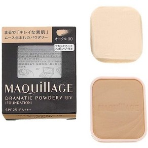 일본직발송 6. 마키아쥬 (MAQUILLAGE) 시세이도 마키아쥬 MAQuill AGE 드라마틱 파우더리 【리필용】SPF25, One Size, One Colo, 1개