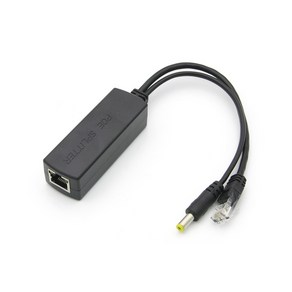 Coms PoE 스플리터 DC 플러그 to RJ45 BF036, 1개