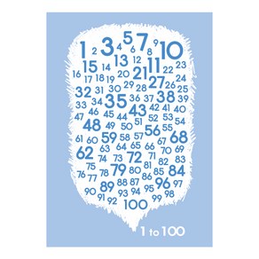 밀키하우스 유아학습벽보 1부터100 숫자 방수포스터 3종, 파스텔