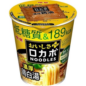 묘조 로카보 NOODLES 맛 플러스 진한 계백탕 영양소 밸런스 누들 컵라면 57g 12개