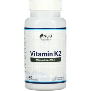 누유 뉴트리션 비타민K2 365 Vegan Tablets, 1개, 365정