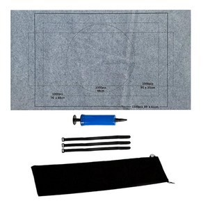 shangen 휴대용 롤업 퍼즐 매트 1500 조각 퍼즐 저장 가방 회색, 66x118cm, 펠트 천으로, 1개