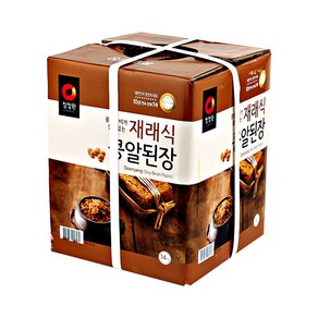 재래식콩알된장14kg/청정원, 1개, 14kg