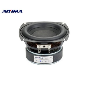 AIYIMA 1Pcs 4인치 서브우퍼 스피커 유닛 HIFI 48옴 100W 우퍼 사운드 스피커 홈시어터 딥베이스 라우드세이커