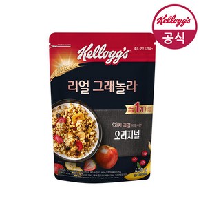 켈로그 리얼 그래놀라 400g x 1개 + 크렌베리/블루베리/현미/통귀리 그래놀라 택 1(총 2박스), 500g