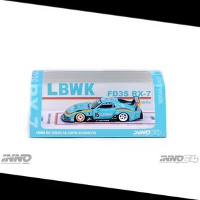 INNO 1:64 F40 RX7 FD3S 베이징 전시 에디션 합금 자동차 모델, 02 x7 blue, 1개