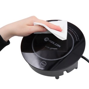 툴콘 미니 원형1구 인덕션 휴대용전기레인지 TIC-600W