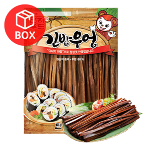 반찬단지 김밥우엉 5mm 1박스(1kg X 10개), 10개, 1kg