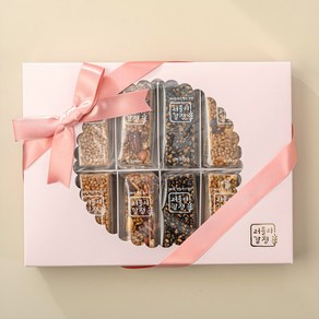 러블리강정 [올인원 선물세트] 24개입 / 수제 견과류바 & 오란다 / 띠지 리본 안함 X, 632g, 1박스