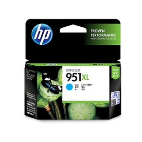 HP 정품 잉크 No.951 XL CN046AA OJ 8100/8600e/8640e/8660e, 파랑, 1개