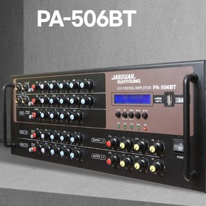 국산 PA-506BT 자가 4채널 720W 고출력 파워 노래방 앰프 업소용 매장 USB 블루투스 스테레오