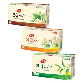 동서 현미녹차100T+둥글레차100T+메밀차100T 1.5ml