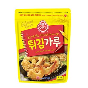 오뚜기 튀김가루 바삭하고 촉촉한 대용량 업소용, 1kg, 10개