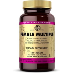 솔가 Solgar Female Multiple 60 Tablets - Multivitamin Mineral & Herbal Formula for Women - Advanced Ph