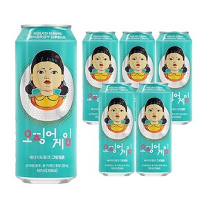 넷플릭스 오징어게임 에너지음료 그린멜론, 12개, 500ml