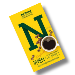 노브랜드 카페N디카페인, 1g, 1개, 100개입