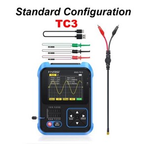 FNIRSI DSO-TC3 디지털 오실로스코프 트랜지스터 테스터 기능 신호 발생기 다기능 전자 부품 테스터 3 in 1, 1개