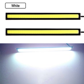 자동차 인테리어 스타일링 바 램프 매우 밝은 LED COB 안개 주행등 방수 12V 6500K 17cm 10, white, 6 Pcs, 6개